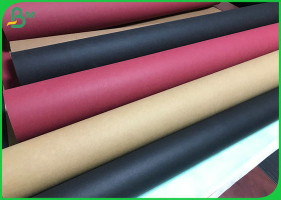 Metallic Surface Glossy Colorful Washable Kraft Paper Roll 0.55mm thick