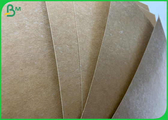Oilproof 250g + 10g PE Coated Food Grade Brown Kraft Paper In Roll