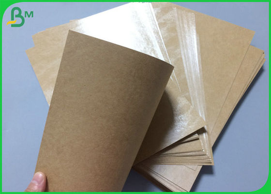 320gsm 350gsm Foodgrade Kraft Paper PE Laminated Of Degradable Material