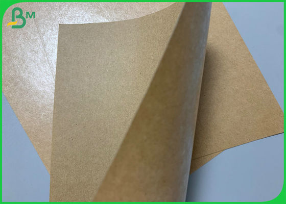 One Side15g Good Grade PE Coated Brown Kraft Paper For Salad Bowl Disposable