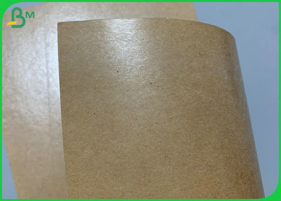 180g + 18g Food Grade Single Side Jumbo PE Coated Brown Kraft Paper Roll