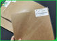 Recyclable 50g To 400g Unbleached Color Sack Kraft Paper Roll With Food Grade