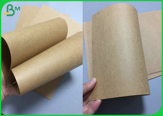 Smooth Surface 115gsm 140gsm Bamboo Pulp Kraft Paper Roll Recycled Material