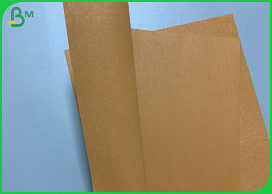 Washable And Tearable Soft Kraft Paper For Grocery Bag 0.55mm Thickness