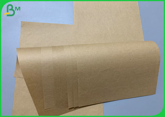 60g 80g Eco Friendly Virgin Brown Kraft Paper For For Snack Pouches Packaging