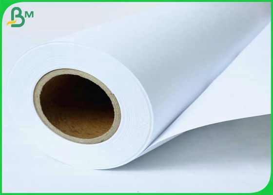 Uncoated 92 Bright White Plotter Paper  2''  Core 80GSM 30'' x 150'