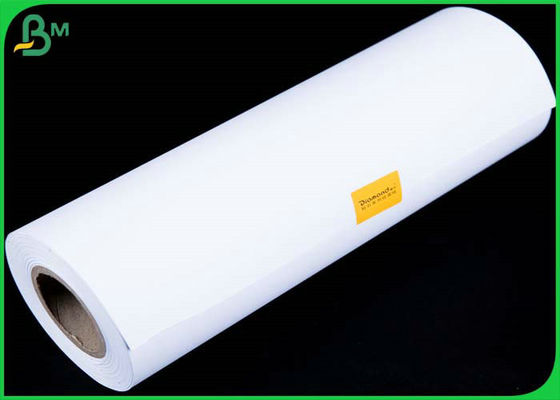 White 20lb Bond Paper 2&quot; Core CAD Plotter Paper For Copy Service Shops