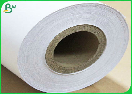 White 20lb Bond Paper 2&quot; Core CAD Plotter Paper For Copy Service Shops