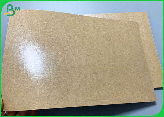 Food Grade PE Coated 300g  Kraft Paper For Disposable French Fries Box