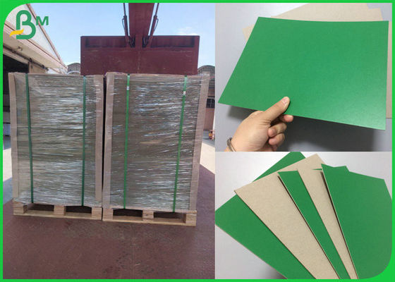 1.4mm 1.6mm Thickness Green Lacquered Carton With One Side Laminate Glossy