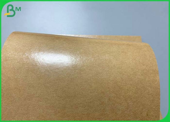 PE Coated 300g Brown Kraft Paper For Making Disposable Waterproof Food Box