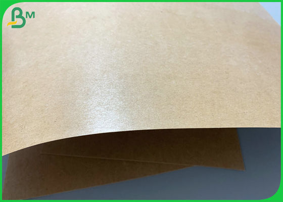 PE Coated 300g Brown Kraft Paper For Making Disposable Waterproof Food Box