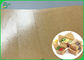 250g Natural Food Grade Brown Kraft Paper Roll For Salad Box 70cm x 100cm
