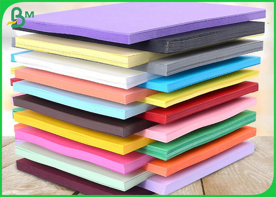 Pink Green Yellow Colored Bond Paper Sheet 200gsm 230gsm For Normal Printing