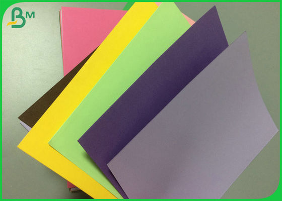Pink Green Yellow Colored Bond Paper Sheet 200gsm 230gsm For Normal Printing