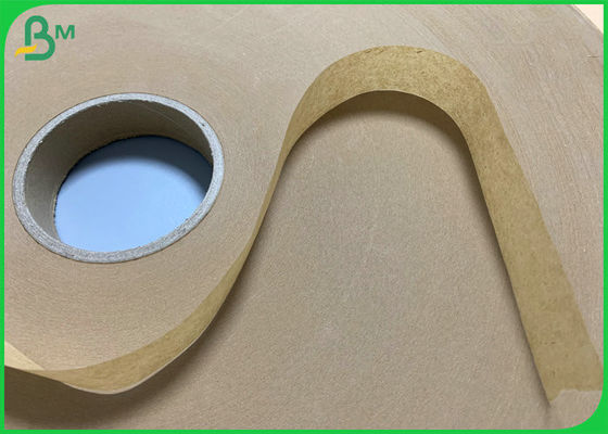 27mm White brown Kraft Wrapping Paper For Straw Packing 24g 28g