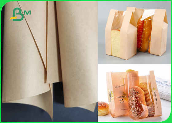 50gsm Unbleached Unwaxed Uncoated Natural Food Grade Brown Kraft Paper