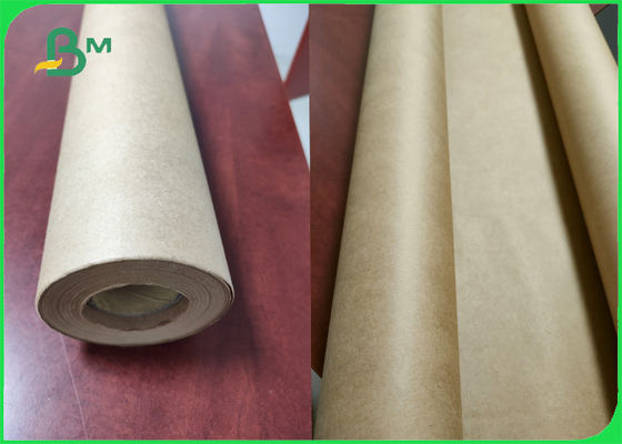 40gsm Pure Kraft Paper Rolls 30&quot; X 150ft Brown Recycled Paper For Wrapping