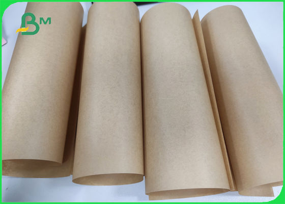 Brown Wrapping Material 70gsm 90gsm Kraft Paper Brown 750mm X 270m Rolls