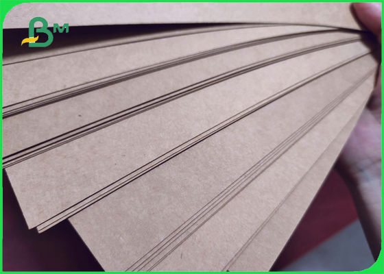 Recycled 280gsm Brown Kraft Paper For Card Folder Sheet Format 60 X 100cm