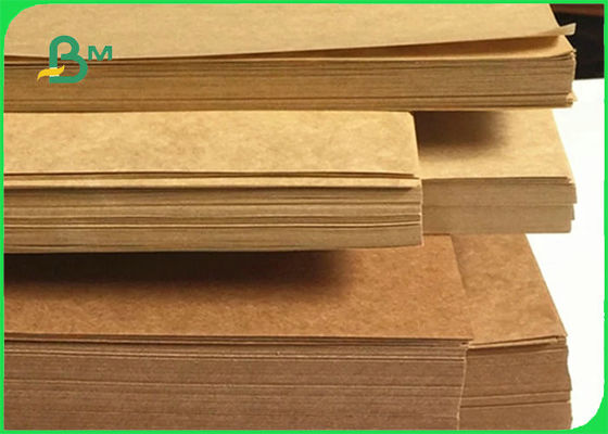 280 - 300 gsm Brown Kraft Paper For Folders 56 x 100 cm Good Stiffness