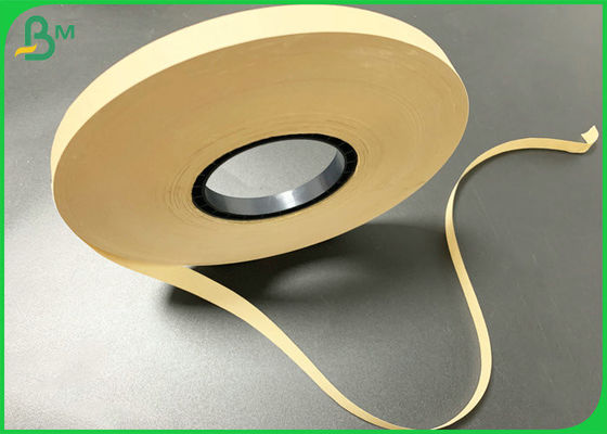 60gsm 15mm Width Food Grade Kraft Paper For Straw Surface Material