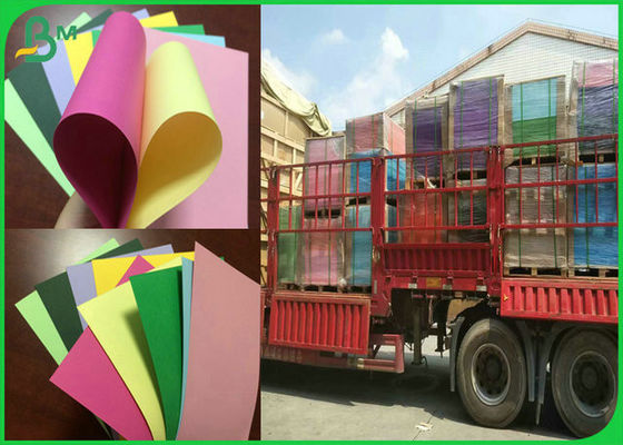 SGS Approved 230gsm 250gsm Colored Paper Sheet With Color Printing Stable