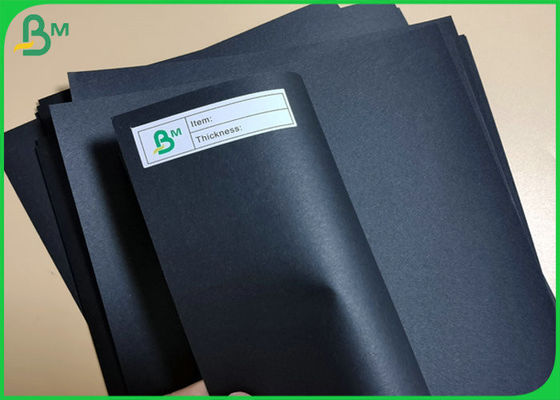 Recyclable 250gsm 300gsm Matte Black Paper Board Sheets for Gift Packaging