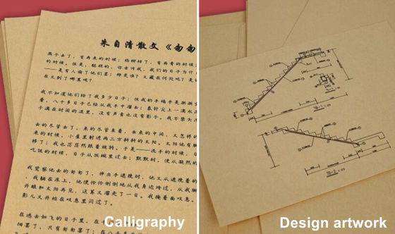 A0 A1 A2 A3 A4 Size 80gsm to 250gsm Ream Packing Printable Kraft Paper