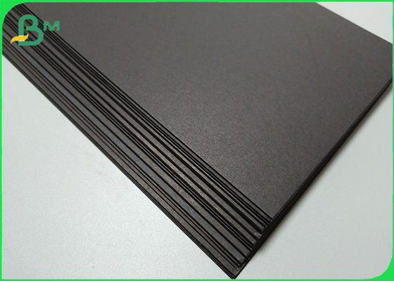 0.8mm 1.2mm Thick Black Paper Board Folding Resistant For Carton Inner Liner