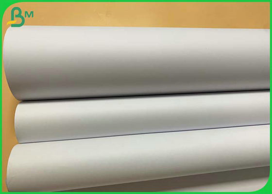 Large Format Uncoated 28LB White CAD Plotter Paper 54'' x 300ft Roll