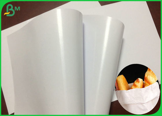 70gsm 80gsm Bleached Foodgrade Polyethylene Coated Paper For Pacing Wooden Cutlery