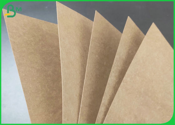 Food Grade 250gsm Brown Kraft Paper For Making Salad Packaging Box