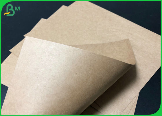 300g Brown Kraft Food Grade Paper For Making Fast Food Packaging Box