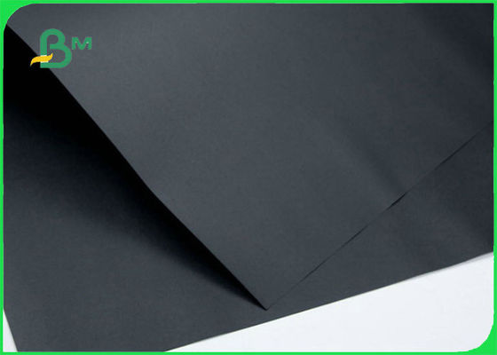 110gsm - 450gsm Black Kraft Paper For Clothes Tags Strong Folding Resistance