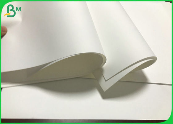 White Coated Synthetic Paper rolls 80um to 350um thick non tear paper