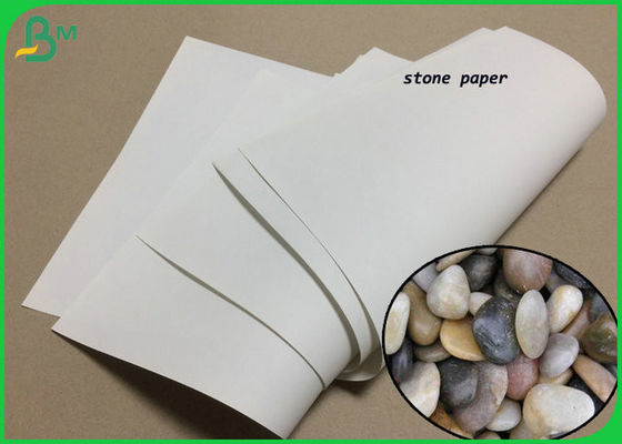 A0 A1 100% Waterproof 100um 120um 140um Stone Paper Roll For Clothes Tags