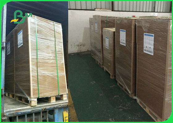 110 - 220gsm Recycled Kraft Liner Board Sheet For Packing Box 65 * 86cm