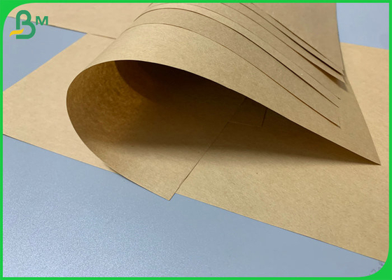 FSC Wood Pulp Kraft Paper Roll 120GSM Liner Paper 787mm 889mm