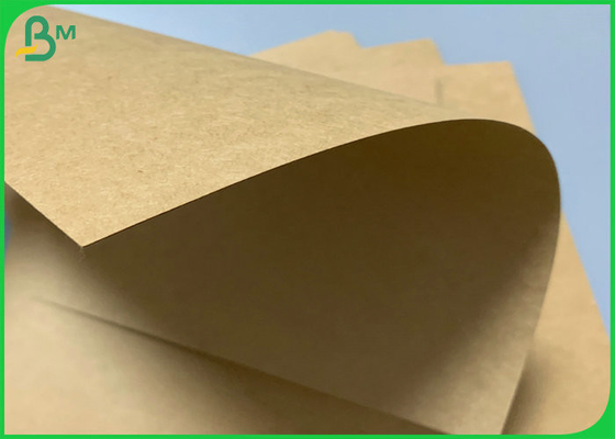 Recycled 60g Brown Sheet  Kraft Paper For Snack Packaging Bag Waterproof