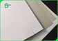 Single Side Coated White Duplex Board With Grey Back Hard Stiffness 200 - 450gsm
