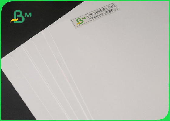 White Gloss Art Paper Roll Two Side Coated 180GSM 200GSM For Brochure