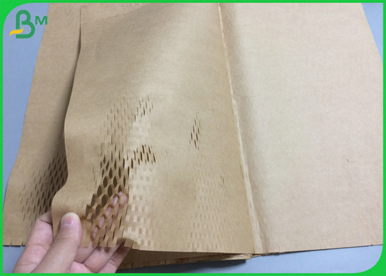 80gsm 90gsm Brown Honeycomb Stretch Wrapping Paper For Express Packaging