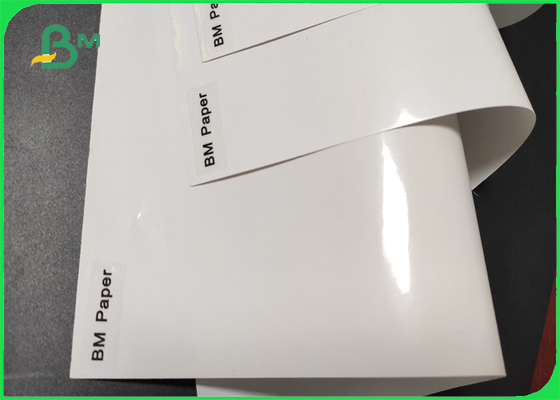 High Gloss Reflective Paper Surface On One Side 80gsm Cast Coated Paper