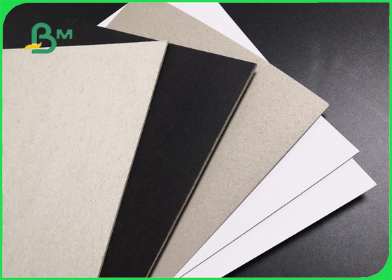 1.2mm 2mm Black Laminated Gray Board For Stationery Good Smoothness A4 A3