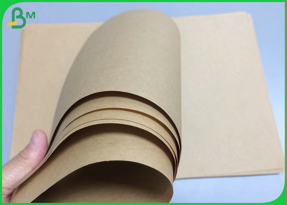 Unbleached Uncoated 50gsm 65gsm Virgin Brown Kraft Paper For Food Pack Bags