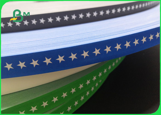 60gsm Sturdy Colorful Straw Paper For Beverages Environmetal Friendly 15MM