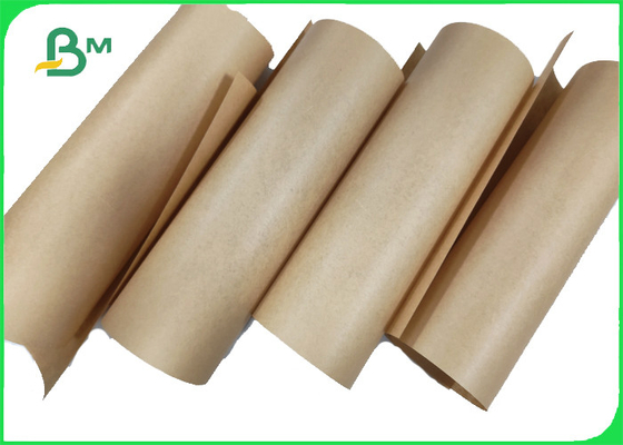 65gsm Brown Kraft Paper Uncoated 100% Virgin Material 600mm Roll