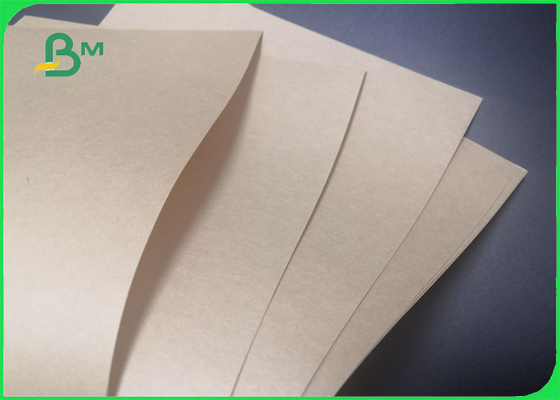 65gsm 75gsm Brown Kraft Paper For Meal Kits Package Durable 600mm 800mm