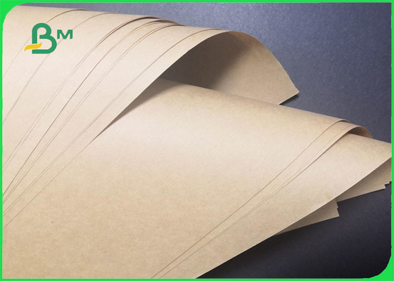 65gsm 75gsm Brown Kraft Paper For Meal Kits Package Durable 600mm 800mm